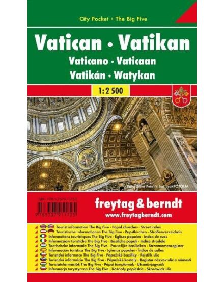 Cartographia Vatikán City Pocket várostérkép (Freytag) 9783707911725