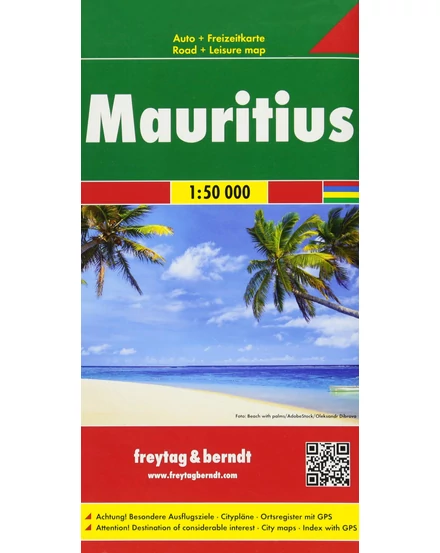 Cartographia Mauritius (Agaléga, Rodrigues, Ile Plate) térkép (Freytag) 9783707916867