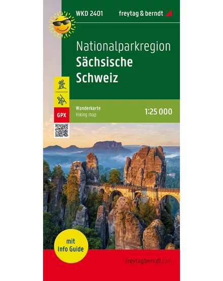 Cartographia WKD 2401 Szász-Svájc természetvédelmi terület turistatérkép - 9783707918830