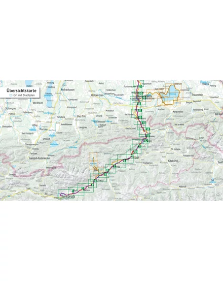 Cartographia Inn kerékpáros kalauz 2.  Innsbruck - Passau - Esterbauer - 9783711101082