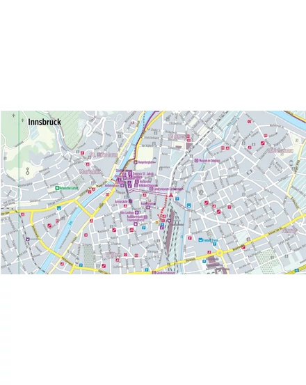 Cartographia Inn kerékpáros kalauz 2.  Innsbruck - Passau - Esterbauer - 9783711101082