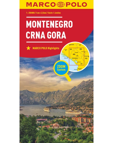 Cartographia Montenegró térkép - Marco Polo - 9783829738934