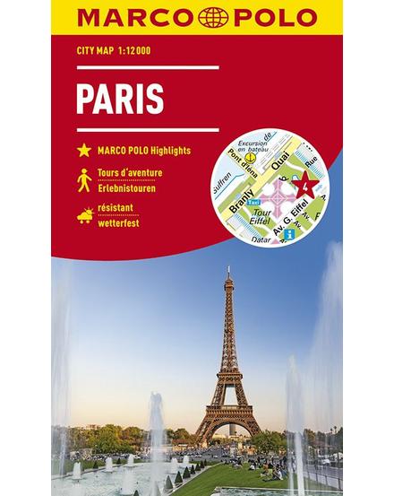 Cartographia Párizs várostérkép (Marco Polo) 9783829741835