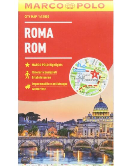 Cartographia Róma várostérkép 9783829741873