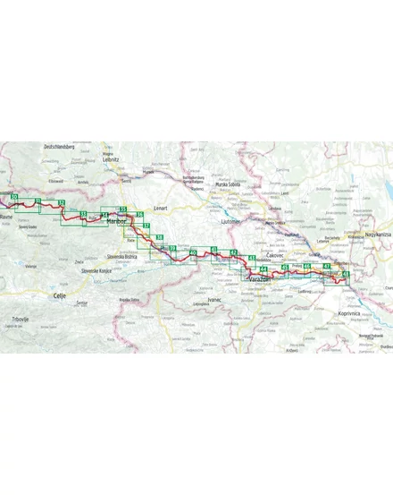 Cartographia Dráva kerékpáros kalauz 9783711101617