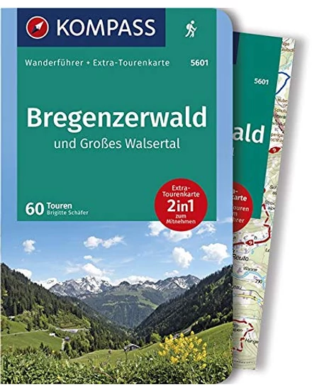 Cartographia Bregenzerwald, Grosses Walserta turistatérkép + guide 9783990445716