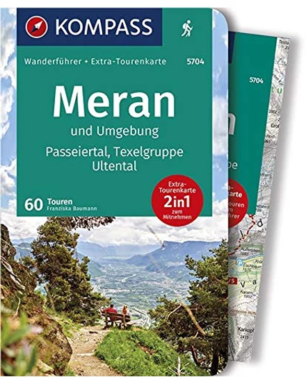 Cartographia Merano és környéke /Passeiertal/Texelgruppe/Ult térkép+guide 9783990445761