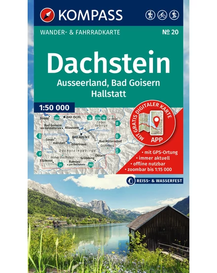 Cartographia K 20 Dachstein turistatérkép-9783991543657