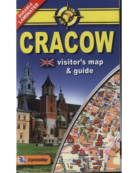 Cartographia Krakkó (visitor's map&amp;guide) laminált térkép - Expressmap-9788375460230