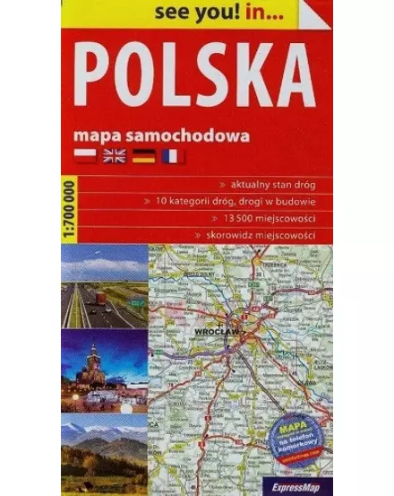 Cartographia Lengyelország térkép 9788375460742
