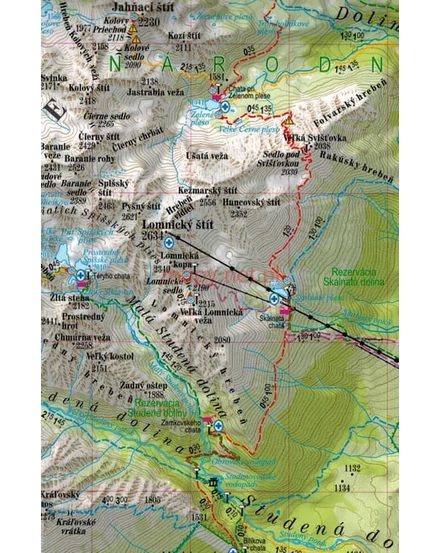 Tátra (Szlovákia-Lengyelország) turistatérkép