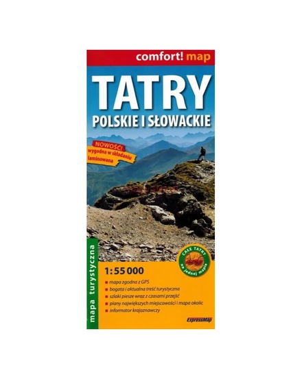 Cartographia Tátra (Szlovákia-Lengyelország) turistatérkép-9788375460865