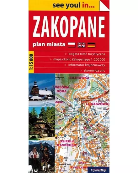 Cartographia Zakopane várostérkép-9788380462137