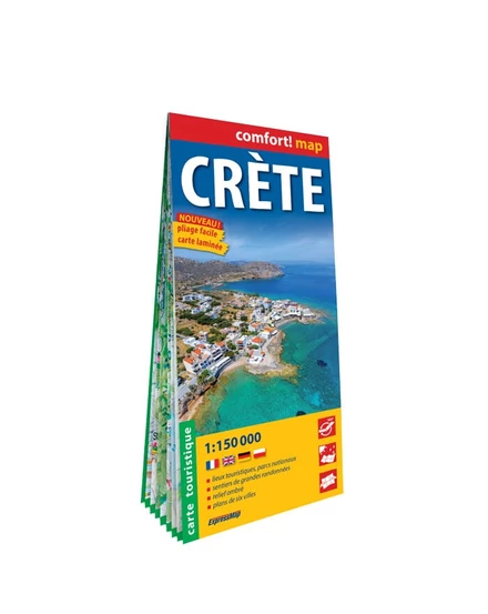 Cartographia-Kréta Comfort laminált térkép- Expressmap - 9788383554266