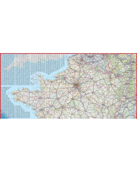 Franciaország Comfort térkép (francia) - Expressmap (2026)