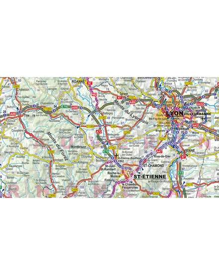 Franciaország Comfort térkép (francia) - Expressmap (2026)