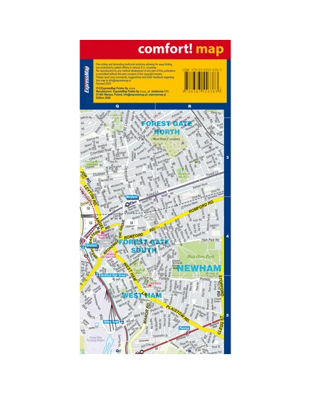 London Comfort térkép - Expressmap 2026