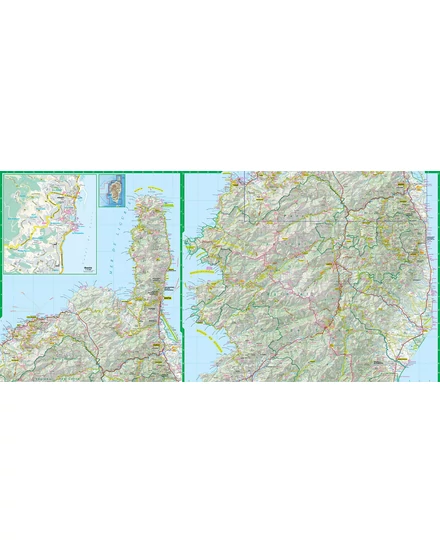 Korzika Comfort térkép (francia) - Expressmap