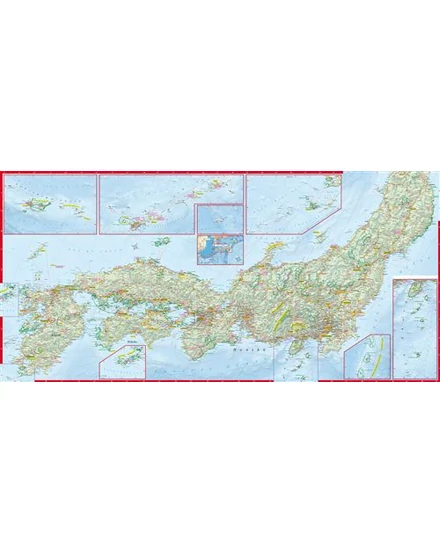 Japán Comfort térkép - Expressmap