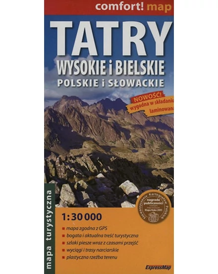 Cartographia Magas-Tátra (Wysokie) turistatérkép-9788388112928