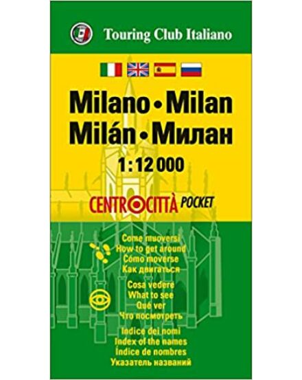 Cartographia Milánó mini várostérkép - TCI 9788836569144
