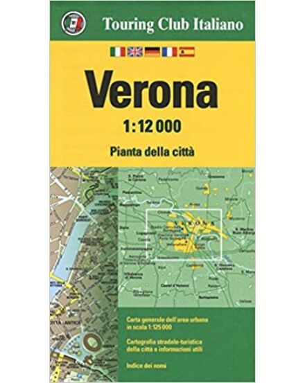 Cartographia Verona várostérkép - TCI 9788836573394