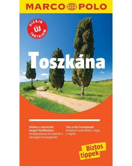 Cartographia Toszkána útikönyv 9789631365962