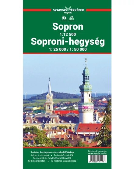 Cartographia Soproni-hegység turistatérkép (Szarvas) 9789639251168