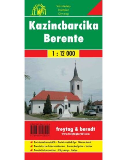 Cartographia Kazincbarcika, Berente várostérkép (Freytag) 9789639458550