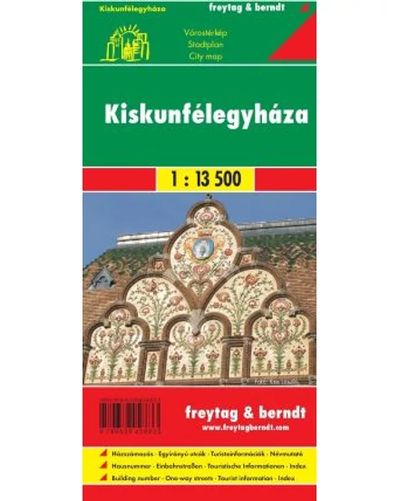 Cartographia Kiskunfélegyháza várostérkép (Freytag) 9789639458833