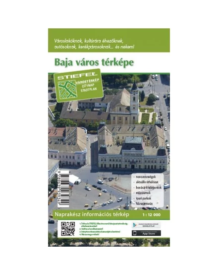 Cartographia Baja várostérkép - Stiefel 9789639939349