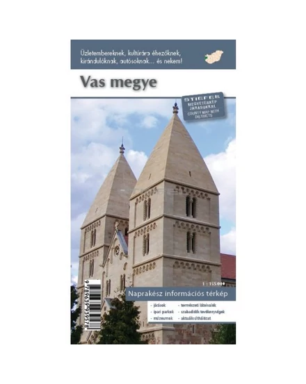 Cartographia Vas megye térképe - Stiefel 9789639939578