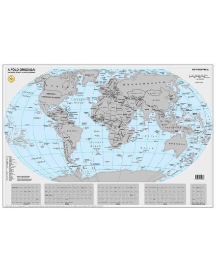 Cartographia  - A Föld országai - kaparós világtérkép