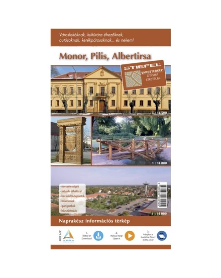 Cartographia Monor - Pilis - Albertirsa várostérkép - Stiefel 9789639939905