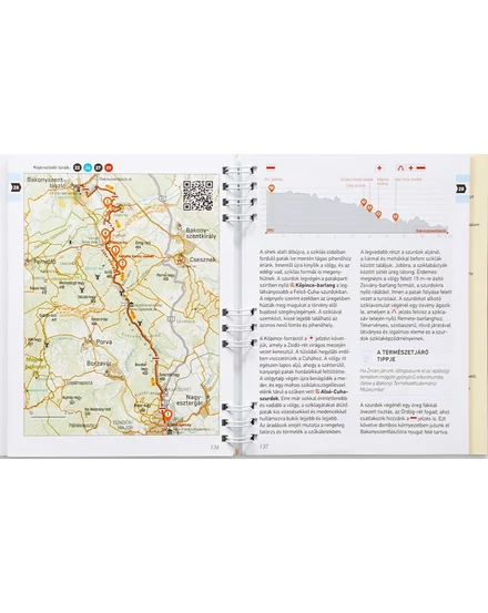 Cartographia A Bakony legszebb túrái túrakönyv - 9786158184809