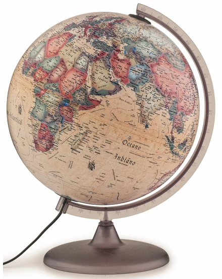 Cartographia Földgömb 30 cm - világító, antik, műanyagtalpas 5708017009997