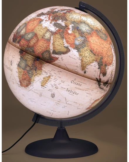 Cartographia  - Földgömb - antik, 30 cm átmérőjű, műanyagtalpas