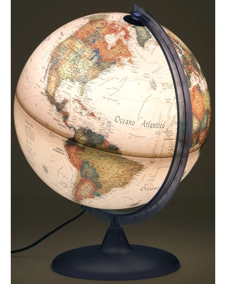 Cartographia  - Földgömb - antik, 30 cm átmérőjű, műanyagtalpas
