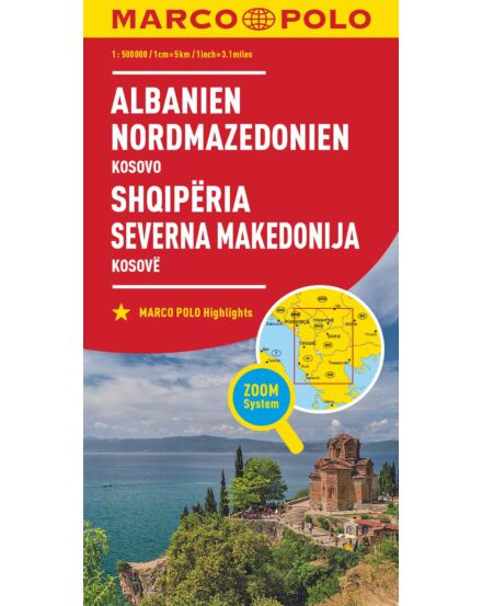 Cartographia Albánia, Észak-Macedónia - Marco Polo - 9783829738941