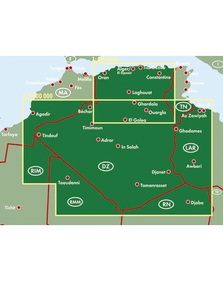 Cartographia - Algéria térképe - Freytag - 9783707909661