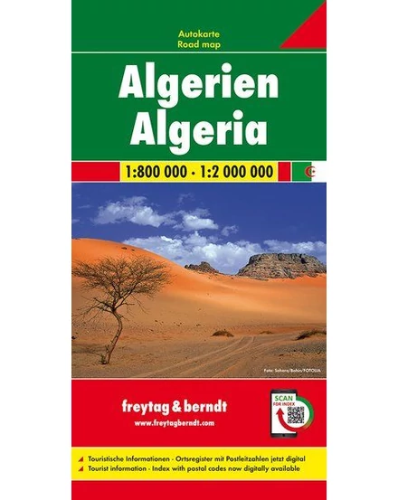 Cartographia - Algéria térképe - Freytag - 9783707909661