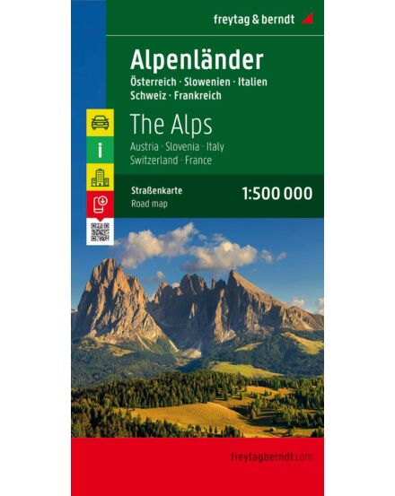 Cartographia  - Alpok országai térkép