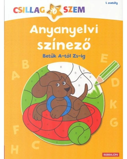 Cartographia Anyanyelvi színező - Betűk A-tól Zs-ig 9789632941110