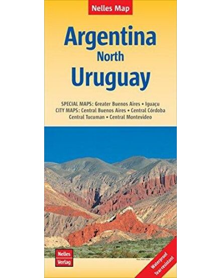 Argentína-észak Uruguay térkép