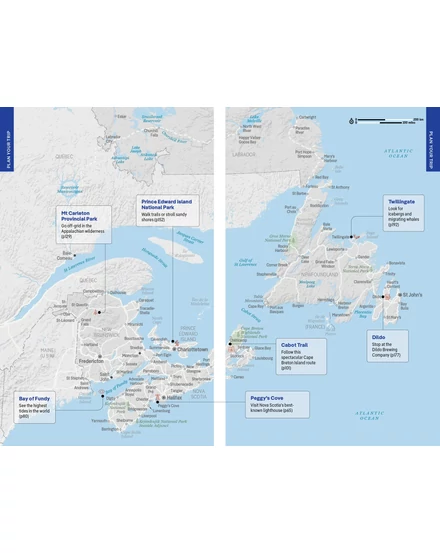Atlantic Canada útikönyv Lonely Planet