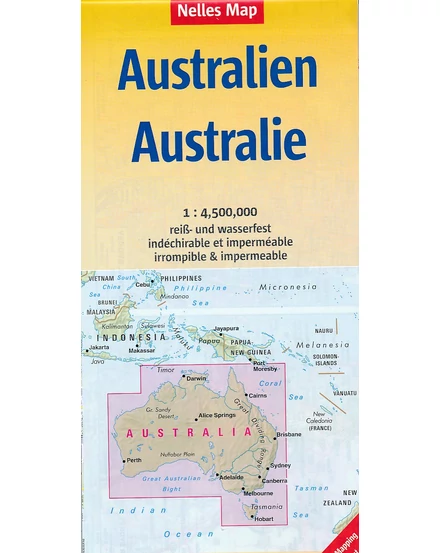 Cartographia - Ausztrália térkép - 9783865746931