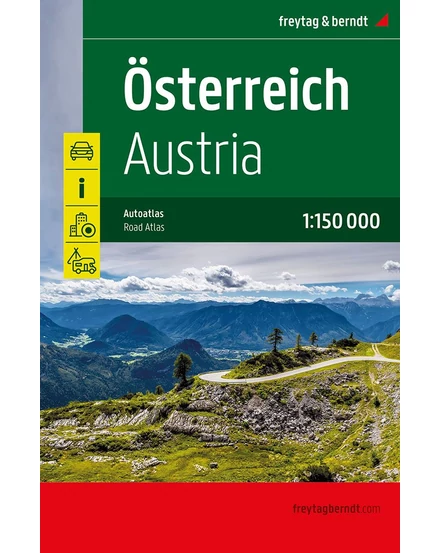 Cartographia Ausztria Supertouring atlasz-Freytag-9783707921786