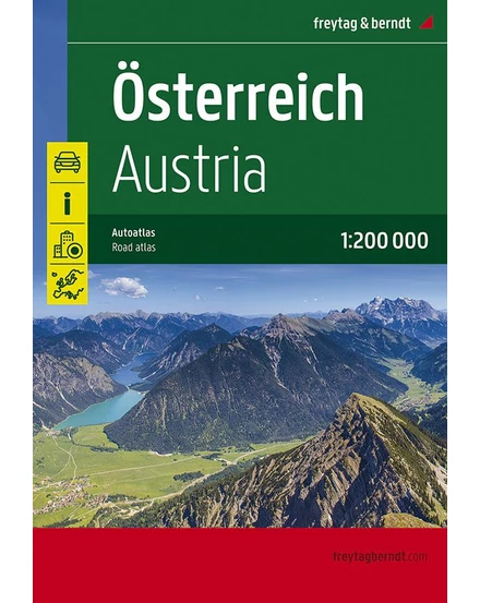Cartographia Ausztria atlasz - Freytag - 9783707919721