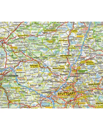Cartographia  - Németország résztkp. 11. - Baden-Württemberg