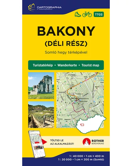 Cartographia Bakony (déli rész) turistatérkép [3] 9789633539866